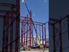 Estructura de acero prefabricada constructiva de acero Warehouse del sistema del marco metálico de los proveedores